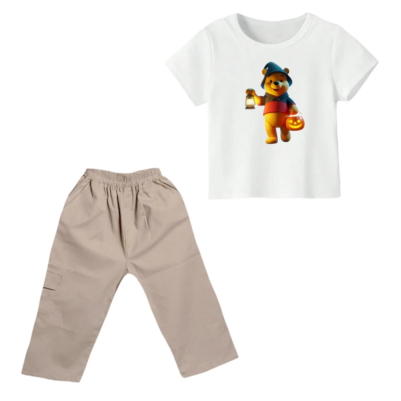 ست تی شرت و شلوارک پسرانه مدل پو کد ۵۹