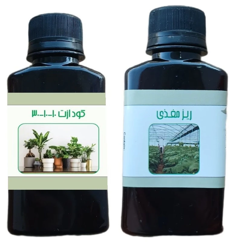 کود مایع ازت 10-10-30 و ریز مغذی مدل life - D حجم 110 میلی لیتر بسته 2 عددی