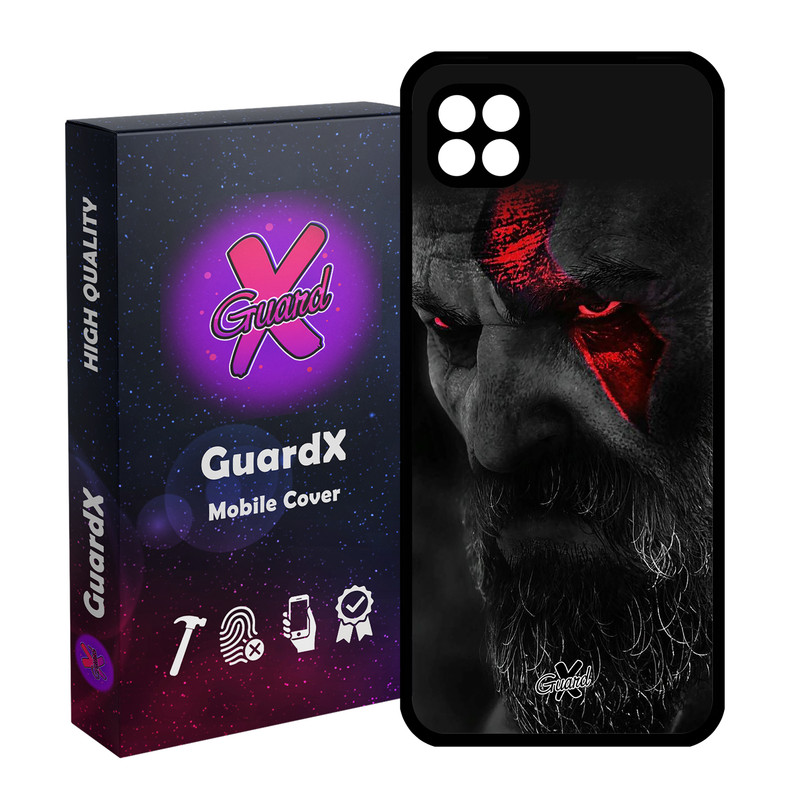 کاور گارد ایکس طرح God of War مدل Glass10349 مناسب برای گوشی موبایل سامسونگ Galaxy A22 5G
