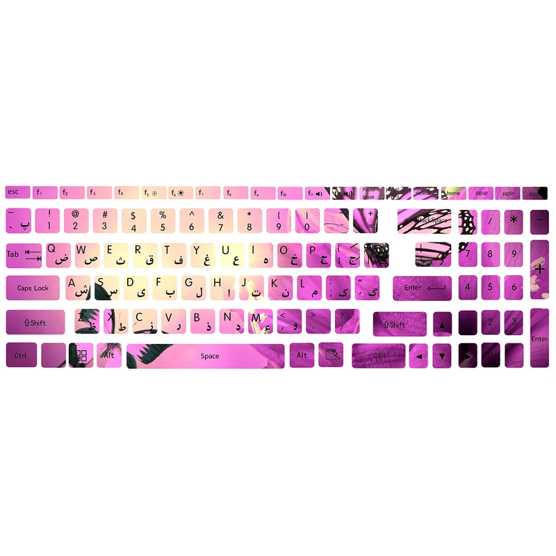  برچسب حروف فارسی کیبورد کد B-05