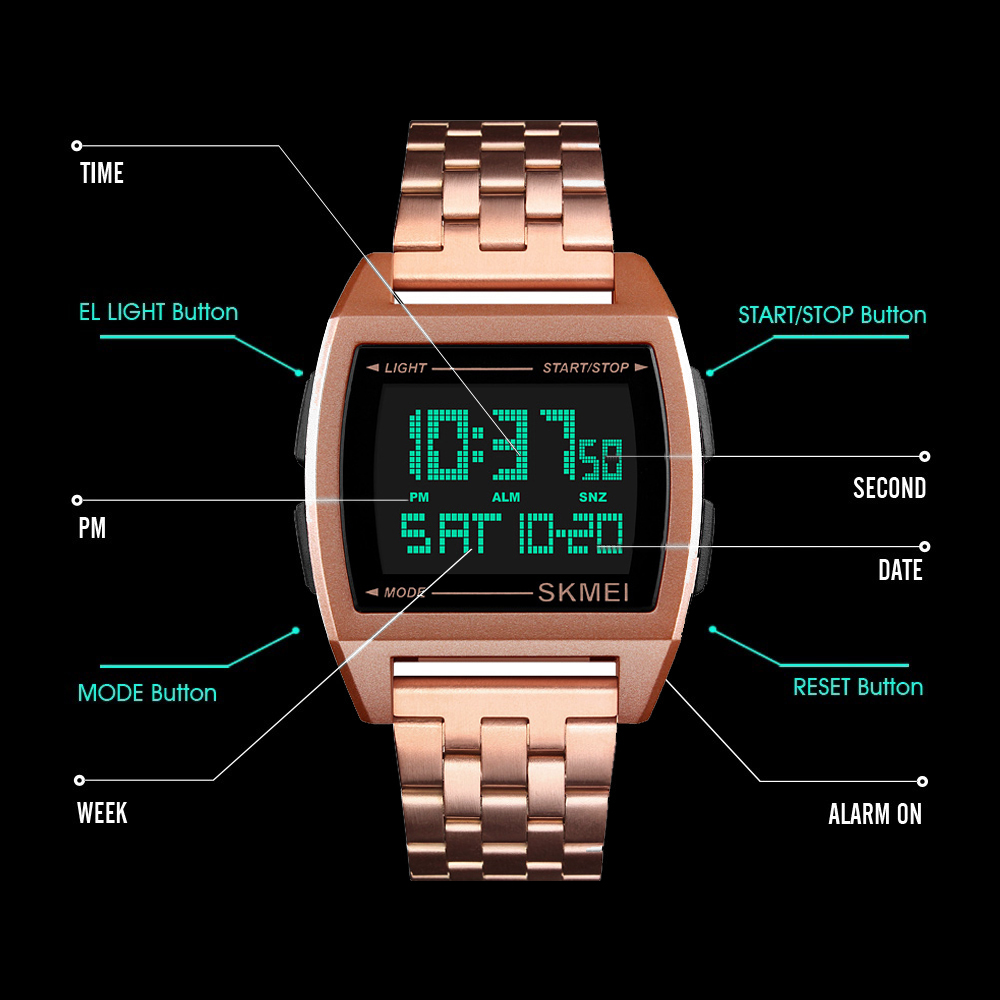 ساعت مچی دیجیتال مردانه اسکمی مدل 1368rod -  - 5