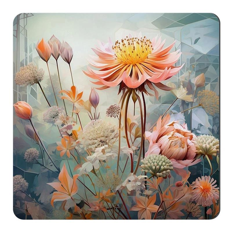 مگنت صبا طرح مدل نقاشی گلهای وحشی کوهستانی کد M962