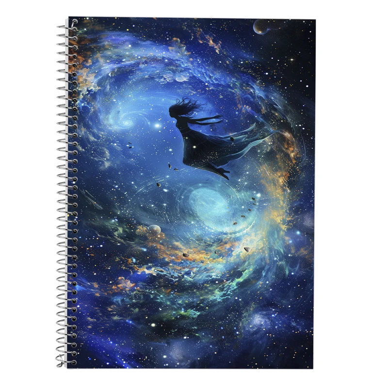 دفتر زبان 50 برگ مدوپد مدل سه خط طرح فانتزی کد DF14416