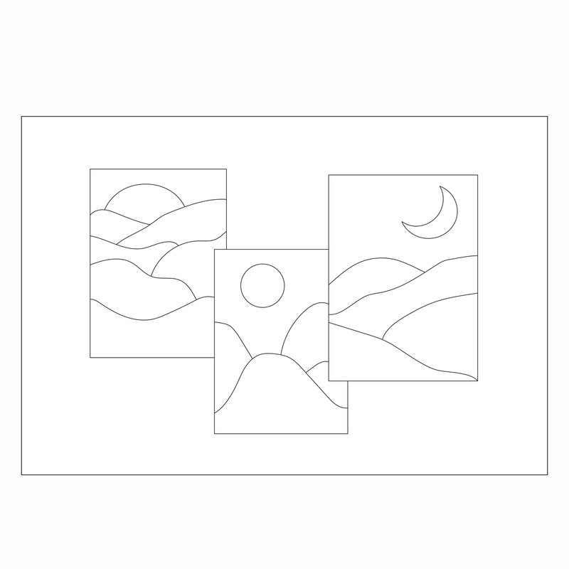 کتاب رنگ آمیزی مینیمال انتشارات آوند دانش مدل 001 کتاب رنگ آمیزی مینیمال انتشارات آوند دانش مدل 001