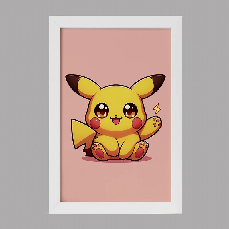 تابلو خندالو مدل انیمه پوکمون (pokemon) کد F7594