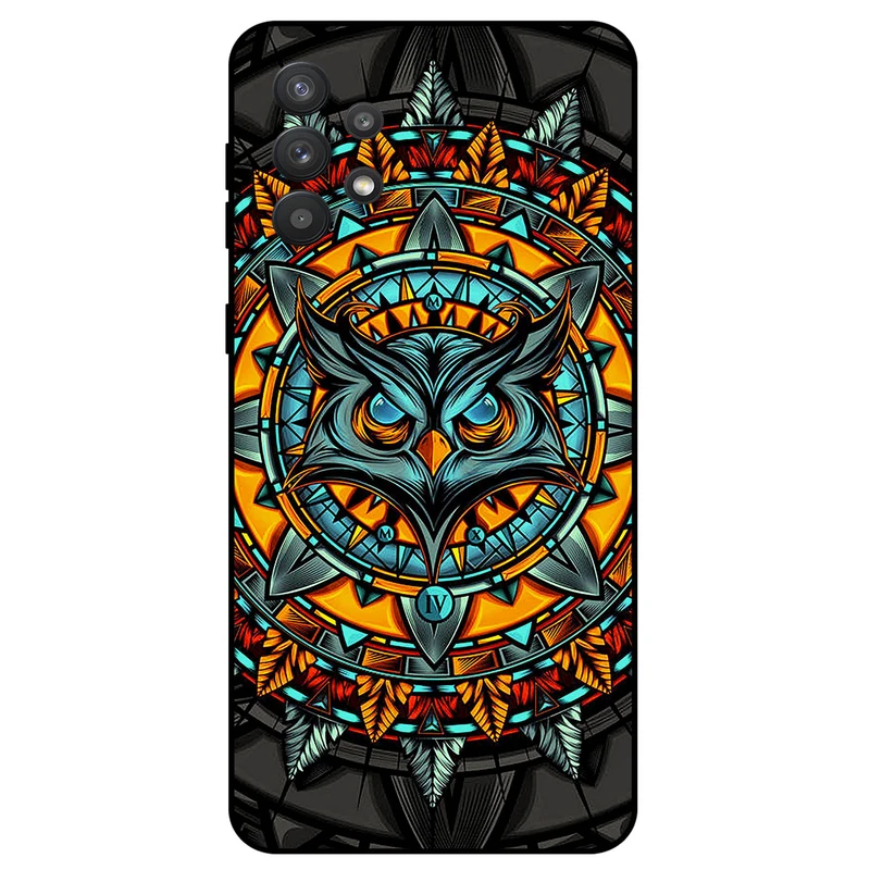 کاور مگافون طرح جغد مدل 1903 مناسب برای گوشی موبایل سامسونگ Galaxy A72 4G / 5G         