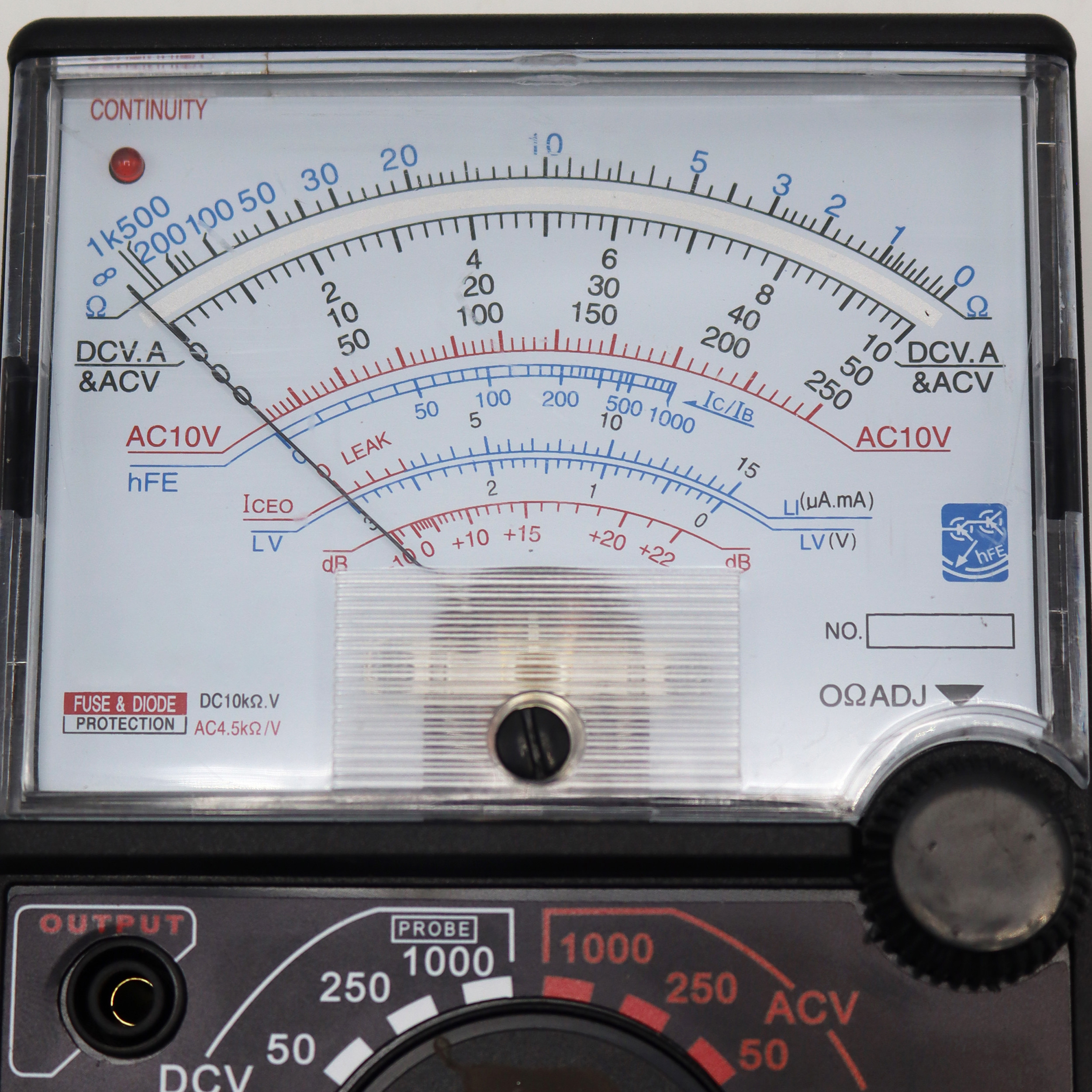 مولتی متر آنالوگ مدل بلک بول کد YP-AGHRABEI-360