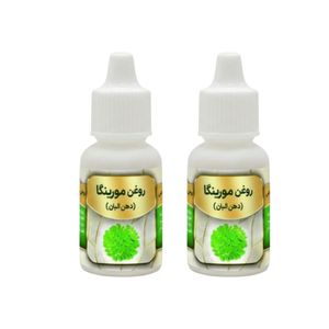 روغن مورینگا مدل دهن البان حجم ۲۰ میلی لیتر بسته دو عددی