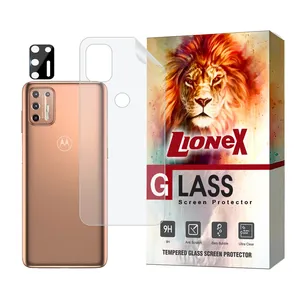 Lionex MTBFULL Nano Back Protector For Motorola Moto G9 Plus With Camera Lens Protector