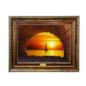 تابلو فرش ماشینی نقش نگار رضوی طرح منظره کد 106KH