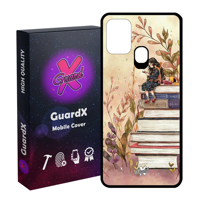 کاور گارد ایکس طرح دختر مدل Glass10313 مناسب برای گوشی موبایل سامسونگ Galaxy M31 / M31 Prime / F41