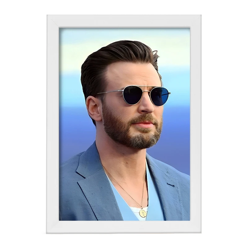 تابلو خندالو مدل کریس ایوانز(Chris Evans) کد F10233