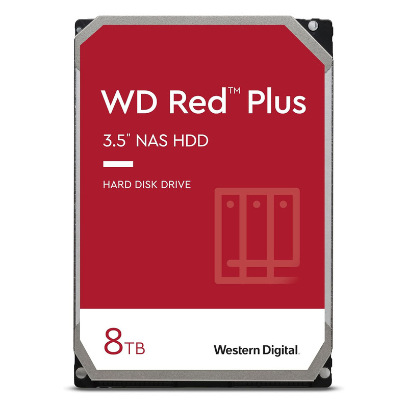 هارددیسک اینترنال وسترن دیجیتال مدل Red Plus WD80EFZZ ظرفیت 8 ترابایت