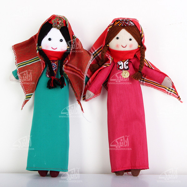 عروسک پارچه‏ ای دست دوز‏  ‏‏رنگ ‏آبی‏ طرح ‏جیران‏ مدل 1606800009