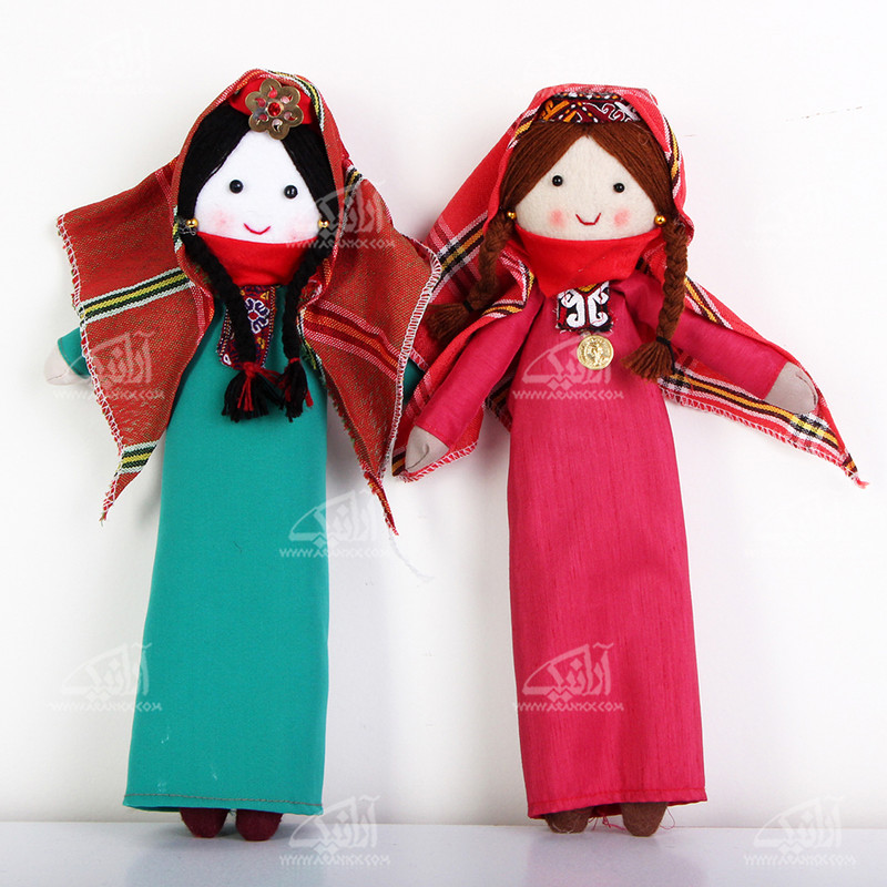 عروسک پارچه‏ ای دست دوز‏  ‏‏رنگ ‏آبی‏ طرح ‏جیران‏ مدل 1606800009