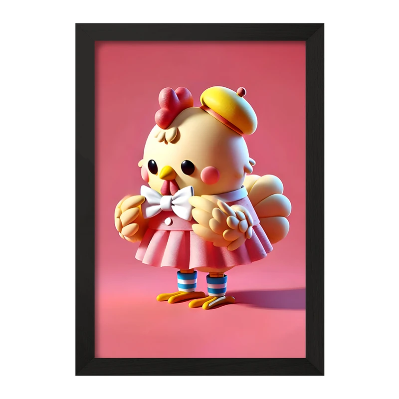 تابلو خندالو مدل جوجه ی بامزه کد F9310