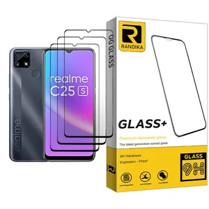 Randika Randika Glass MIX003 Screen Protector For Realme C25s Pack Of 3