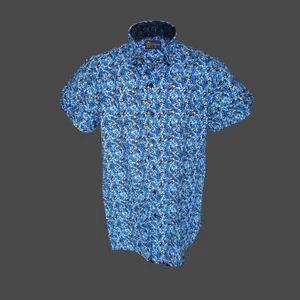 پیراهن مردانه مدل هاوایی 03