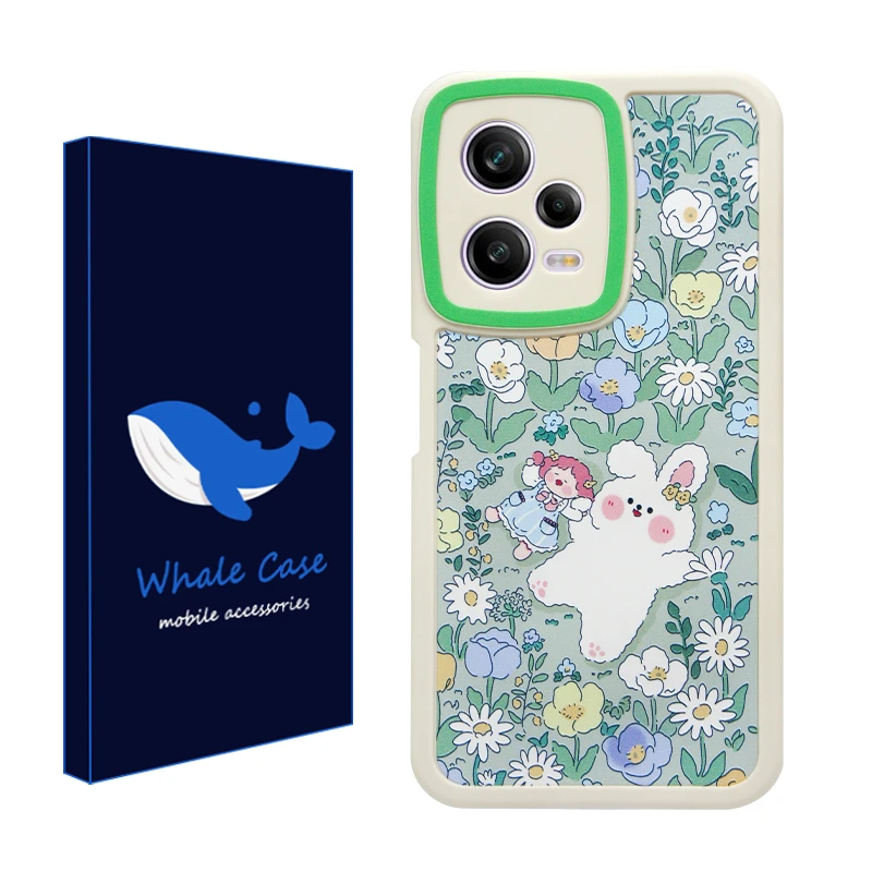 کاور وال کیس مدل دختر و خرگوشی مناسب برای گوشی موبایل شیائومی Redmi Note 12 Pro 5G