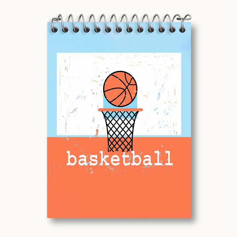 دفتر یادداشت 50 برگ خندالو مدل بسکتبال Basketball کد 26451