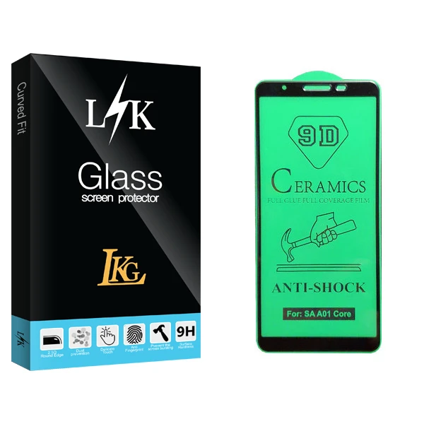 محافظ صفحه نمایش سرامیکی ال کا جی مدل LK Glass مناسب برای گوشی موبایل سامسونگ Galaxy A01 core