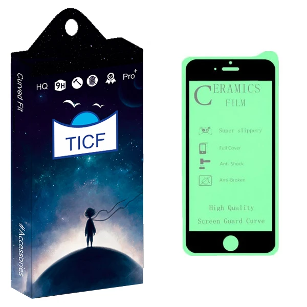 محافظ صفحه نمایش سرامیکی تی ای سی اف مدل +HD مناسب برای گوشی موبایل اپل Iphone 5