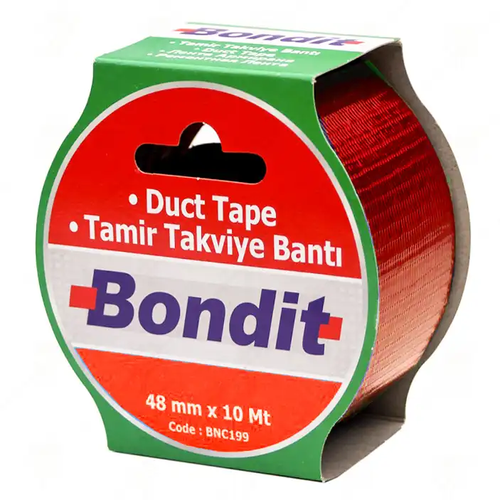 چسب پهن باندیت مدل کارتن کد BNC04-RSTV0049 عرض 4.8 سانتی متر