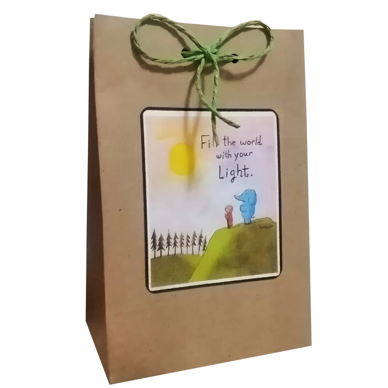 پاکت هدیه مدل جملات انگیزشی مجموعه پنج عددی