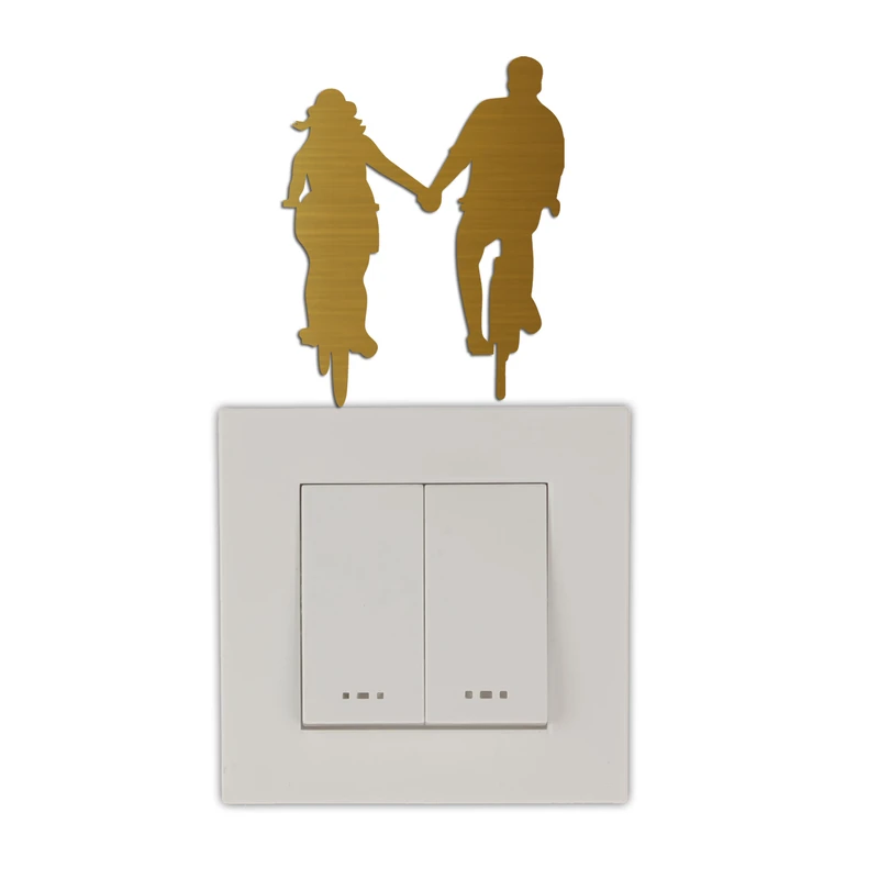 استیکر کلید و پریز مدل دوچرخه سواری کد skp15