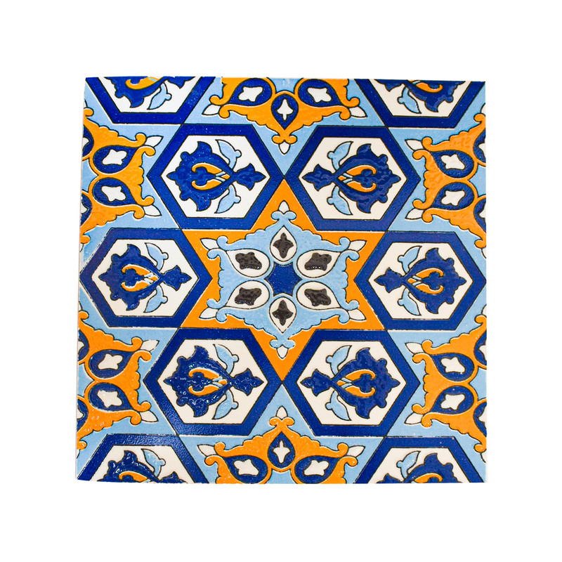 کاشی مدل سنتی هفت‌رنگ کد 9_120