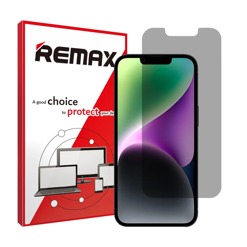 محافظ صفحه نمایش حریم شخصی ریمکس مدل HyPRV مناسب برای گوشی موبایل اپل iPhone 14