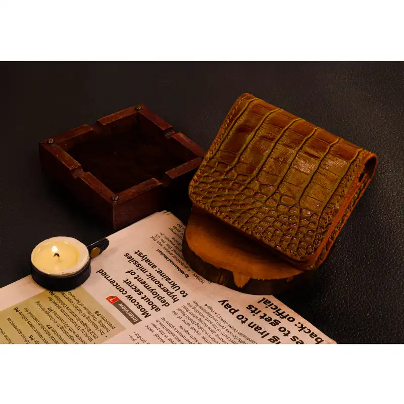 جاکارتی چرمینه اسپرت مدل زحل کروکو