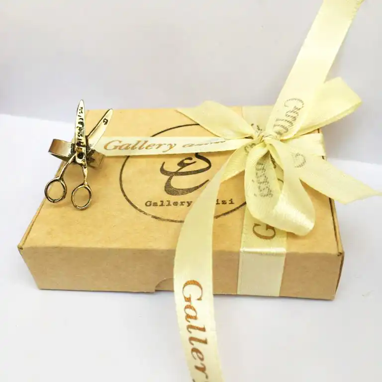 انگشتر گالری عزیزی طرح قیچی مدل 15268