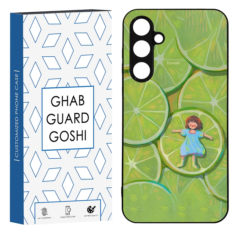 کاور قاب گارد گوشی طرح دختر لیمویی کد TPU-258 مناسب برای گوشی موبایل سامسونگ Galaxy S23 fe