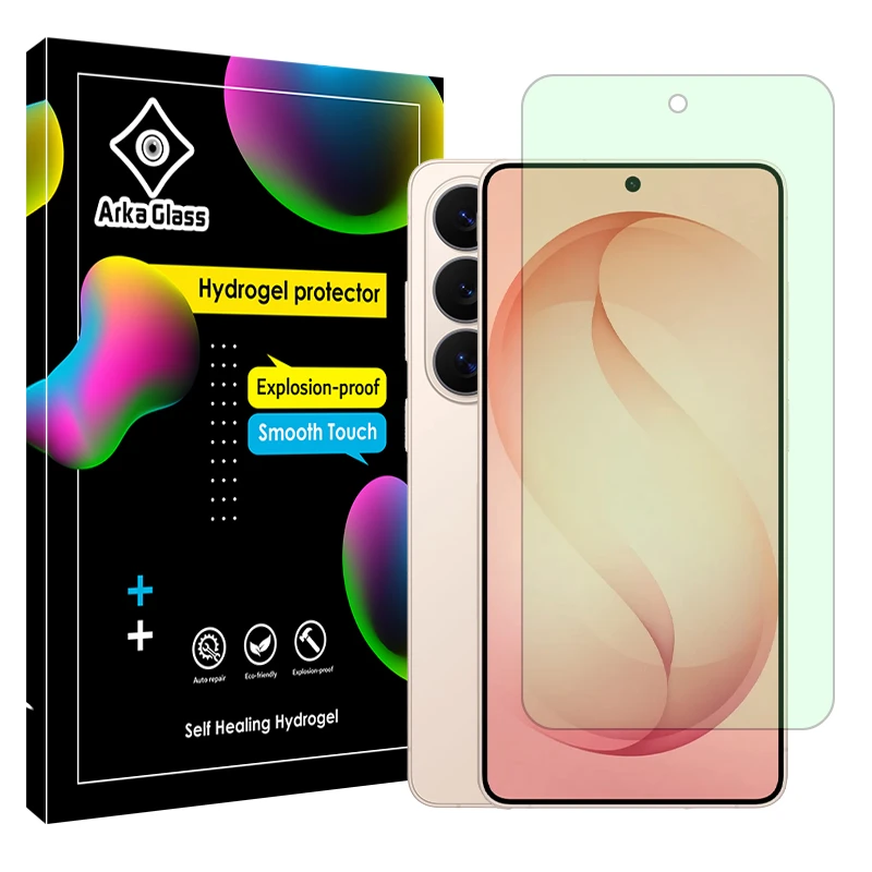 محافظ صفحه محافظ چشم آرکا گلس مدل هیدروژلی مناسب برای گوشی موبایل سامسونگ Galaxy S26 Ultra