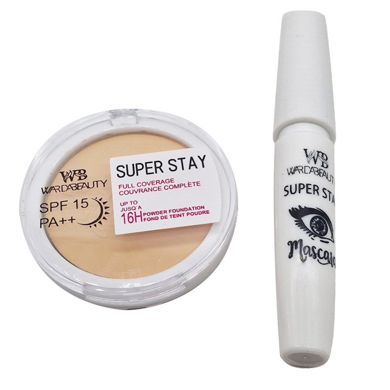 پنکیک وردا بیوتی مدل Infallible 24H شماره 01 کاور بالا به همراه ریمل ضد ریزش وردا بیوتی مدل Infallible 24H