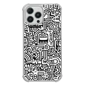 AKAM AMC-WTA13PROMAX-DOODLE15 Cover For Apple iPhone 13 Pro Max