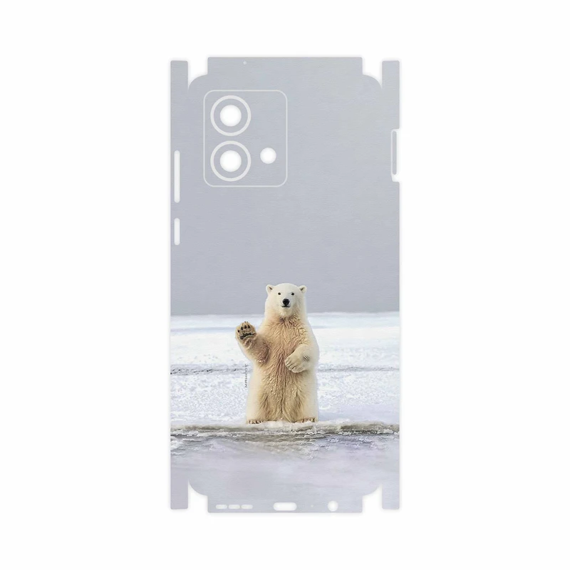 برچسب پوششی ماهوت مدل Polar_bear-FullSkin مناسب برای گوشی موبایل موتورولا Moto G84