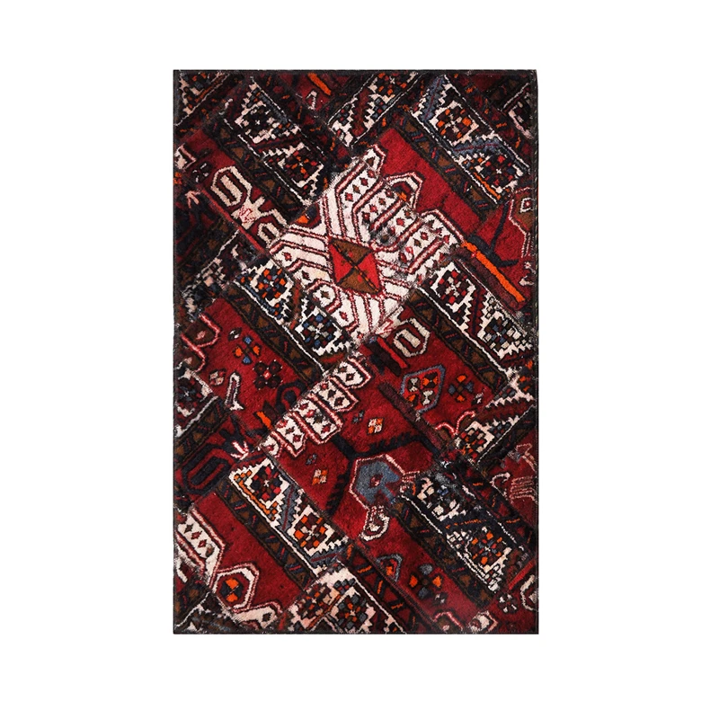 کلاژ فرش دستبافت یک متری امیرخیز مدل چهل تکه کد 108796