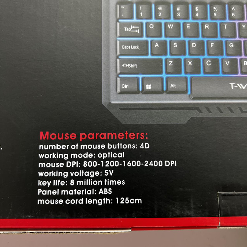 Tf600 Keyboard قیمت و خرید کیبورد و ماوس گیمینگ تی ولف مدل TF_600