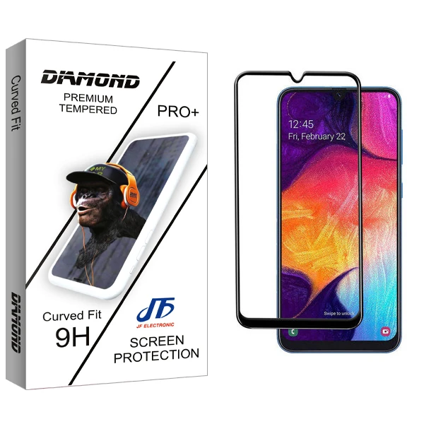محافظ صفحه نمایش جی اف مدل Diamond glass مناسب برای گوشی موبایل سامسونگ Galaxy A70