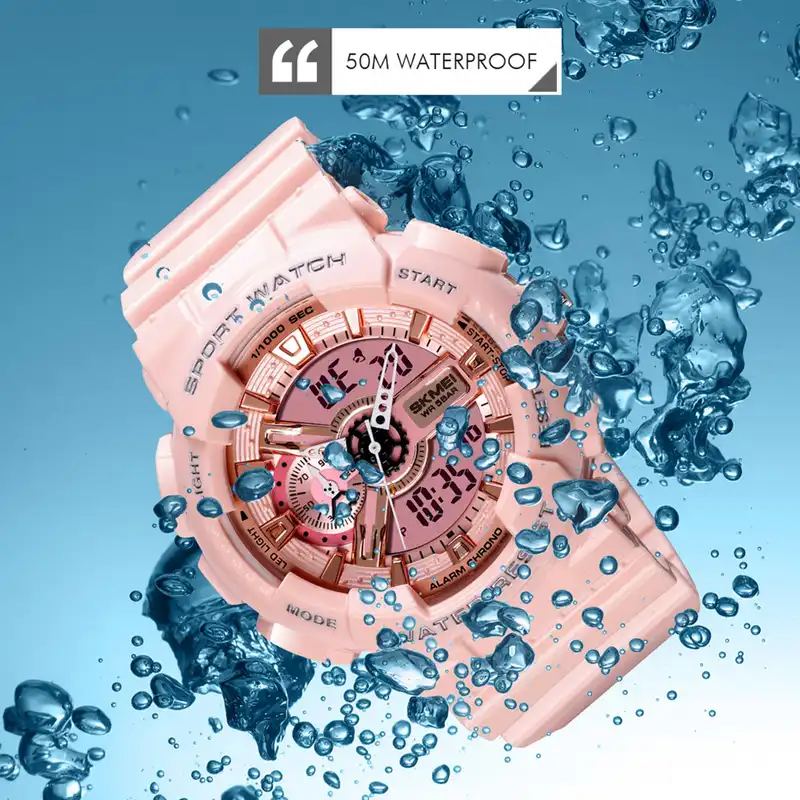 ساعت مچی دیجیتال زنانه اسکمی مدل 1688PK