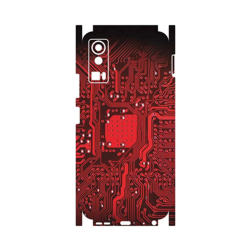 برچسب پوششی ماهوت مدل Red_Printed_Circuit_Board-FullSkin مناسب برای گوشی موبایل جی پلاس X20