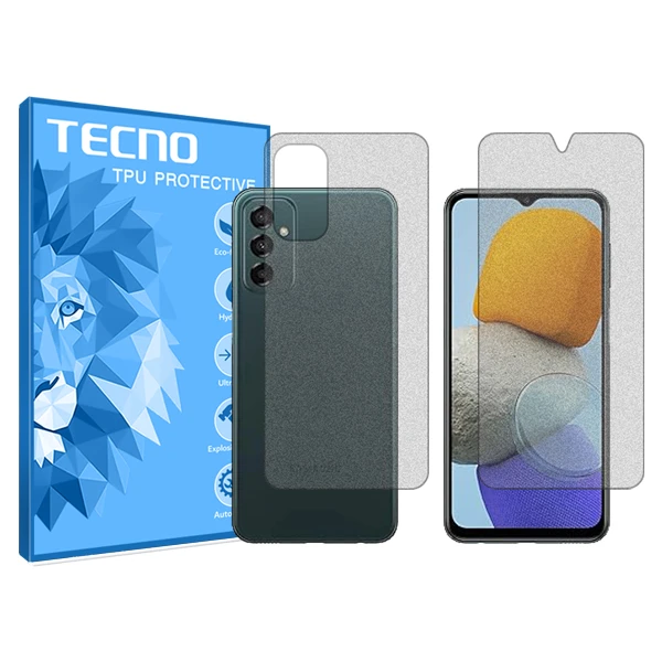 محافظ صفحه نمایش مات تکنو  مدل HyMTT  مناسب برای گوشی موبایل سامسونگ Galaxy F23 5G به همراه محافظ پشت گوشی