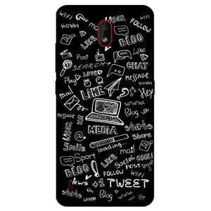 Megafone Social Media 1898 Cover For Nokia C1