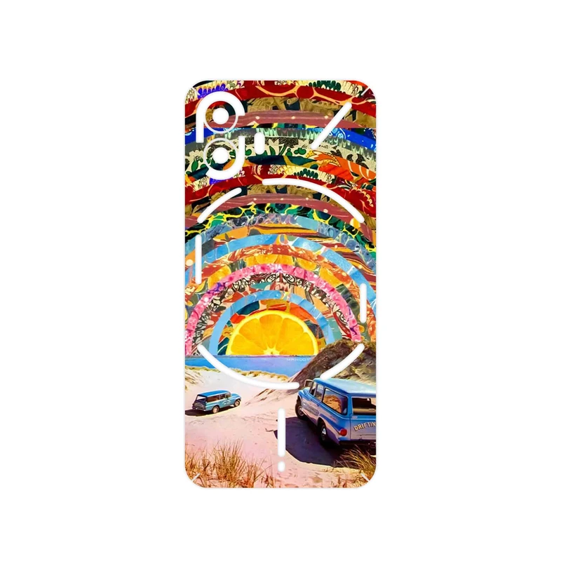 برچسب پوششی ماهوت مدل Collage of Orange Sky مناسب برای گوشی موبایل ناتینگ Phone 2
