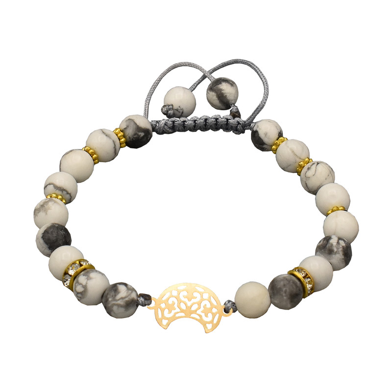 دستبند طلا 18 عیار زنانه الن نار مدل اسليمي N1602594
