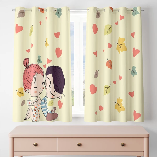 پرده مدل مخمل پانچی کد 7822 سایز 200x140 سانتی متر