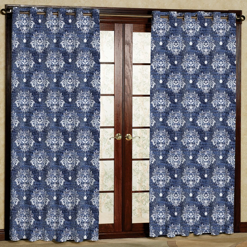   پرده مدل  هازان پانچی کد 102 D سایز 140x200 سانتی متر