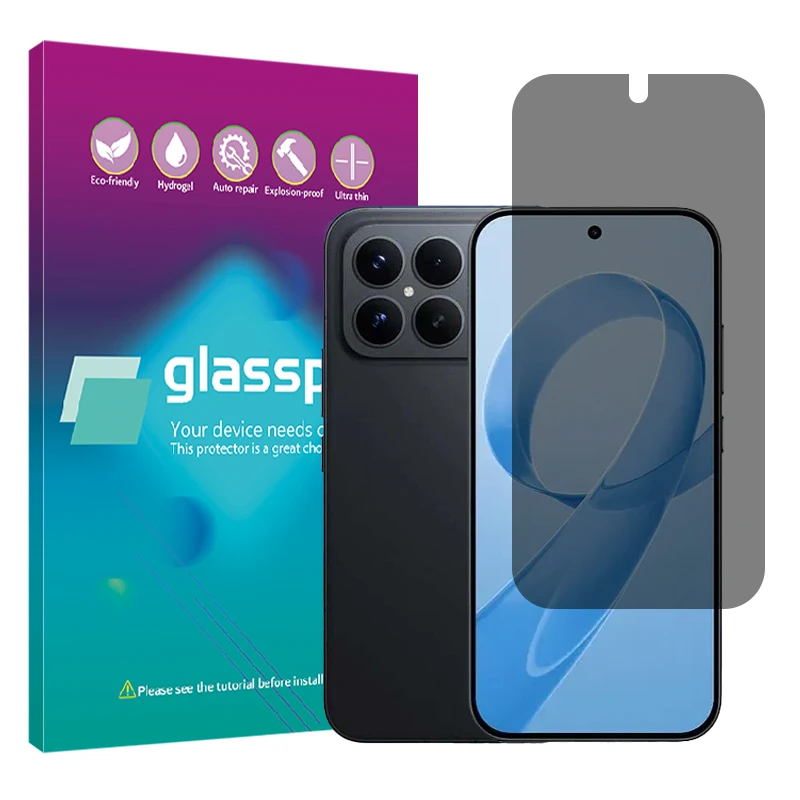 محافظ صفحه نمایش حریم شخصی گلس پرو مدل بدون حاشیه مناسب برای گوشی موبایل شیائومی Redmi K90 Pro Max